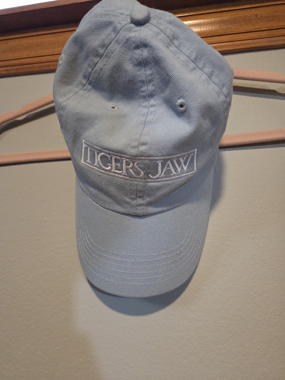 Light Blue Baseball Cap with Tigers Jaw Embroidered Logo
